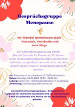 Gesprächsrunde Menopause